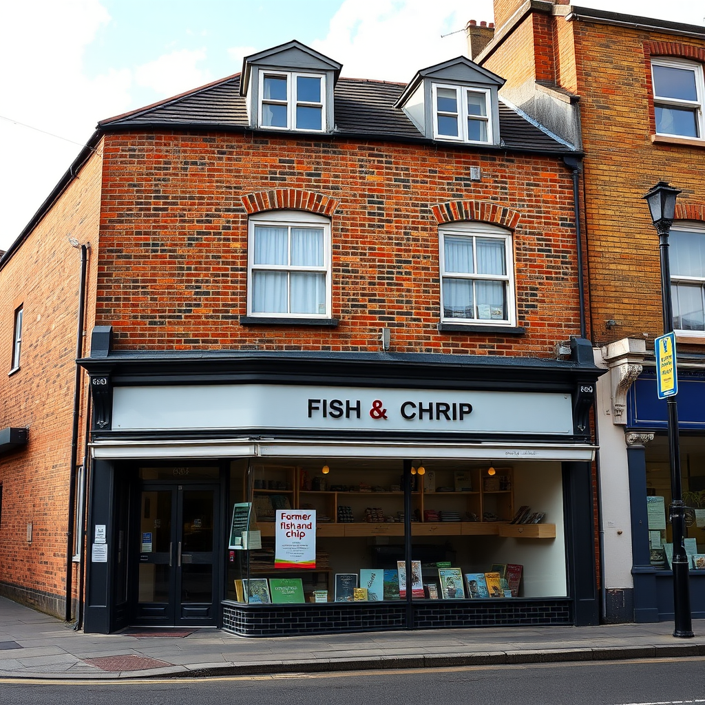 Ex-fish and chip shop with flat listed at £140,000